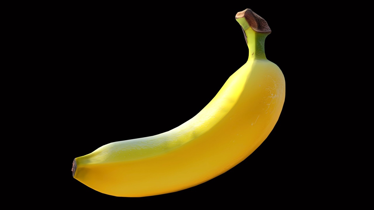 Media 1 for listing Banana - Photorealistic Fruit Asset