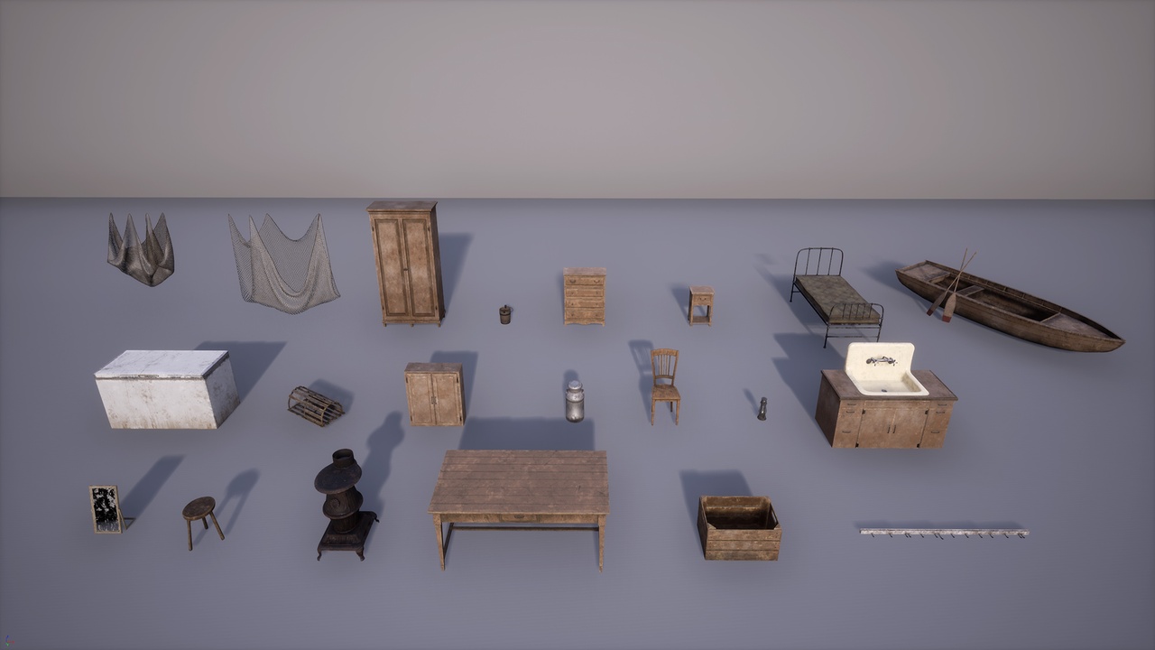 Media 1 for listing Swamp House Interiors Asset Pack