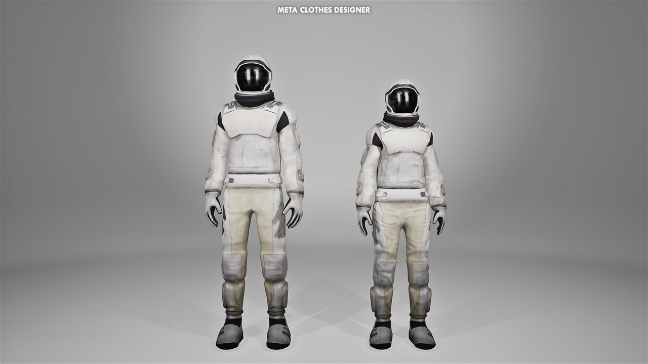 Media 1 for listing Metahuman Astronaut - Space Suit II (Metahuman Clothing)