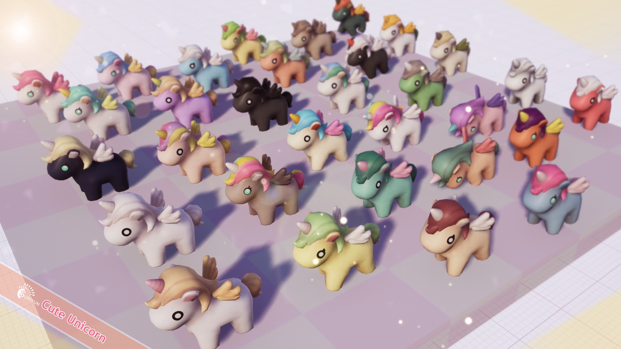 Media 1 for listing Cute Unicorns