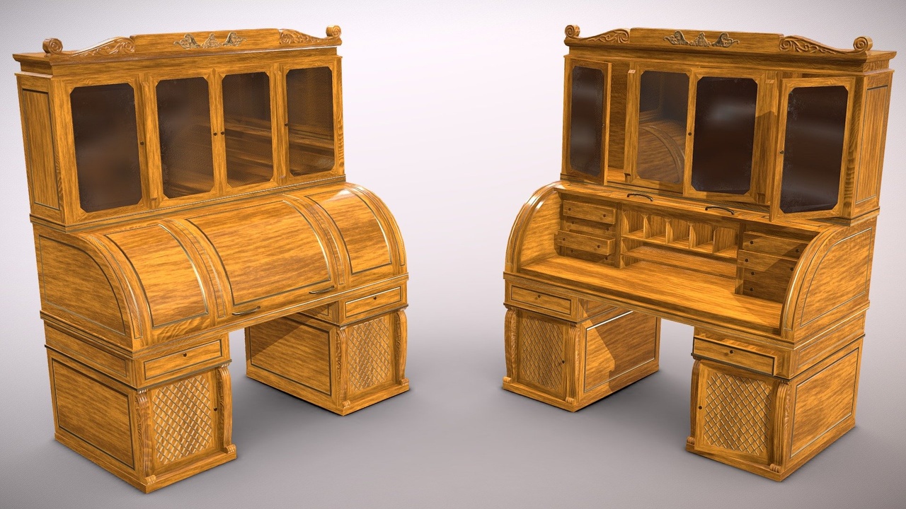 Media 1 for listing Antique Victorian Bureau / Desk