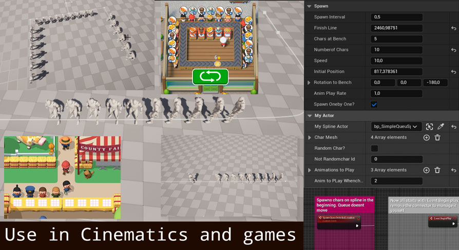 Profile Queue Tool Character Queue Tool for cinematics and creatives | Fab