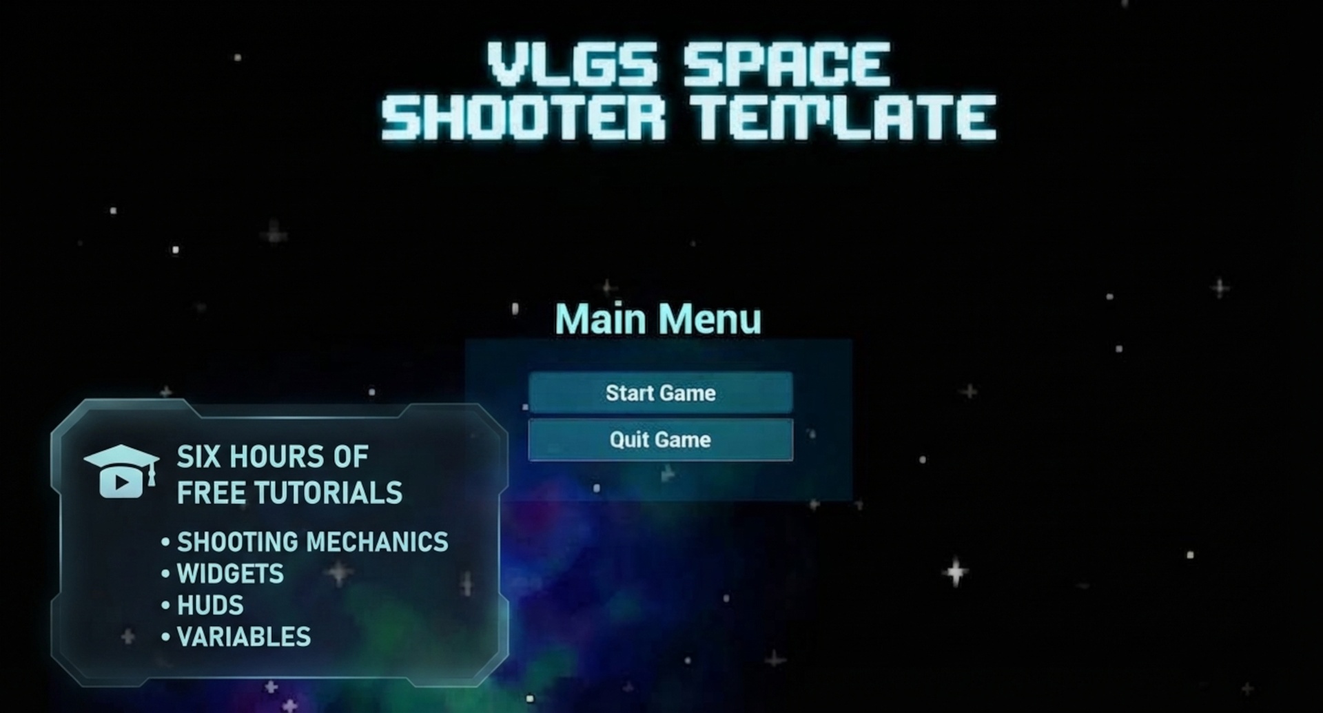 Media 1 for listing VLGS Space Shooter Template Lite
