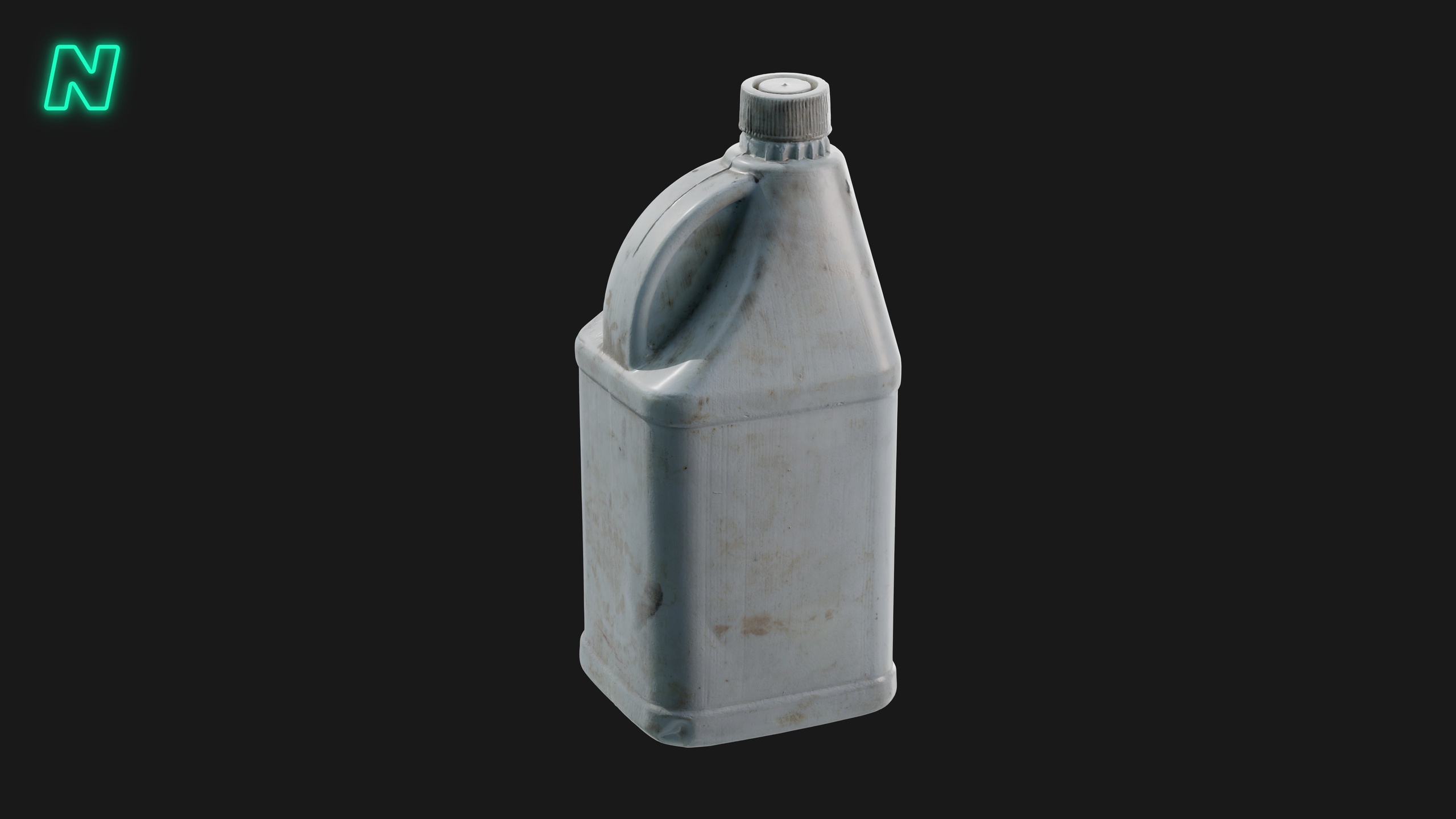 Media 1 for listing Plastic Jerrycan 05 - Old Fuel Container