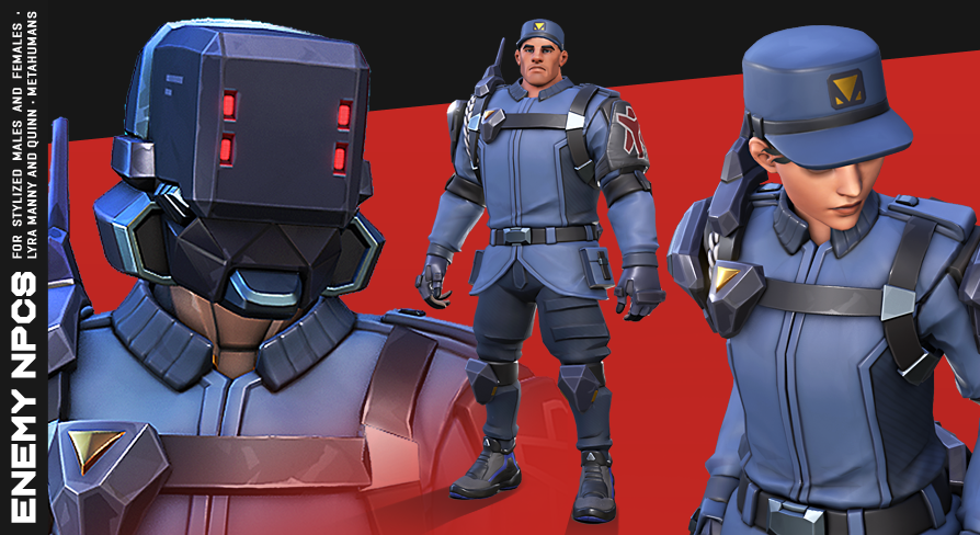 Military Enemy NPC characters | Fab
