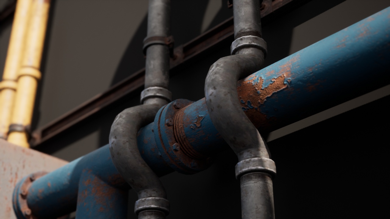 Media 1 for listing Modular Pipe Kit – Customizable Paint, Brass, Steel & Eroded Variants