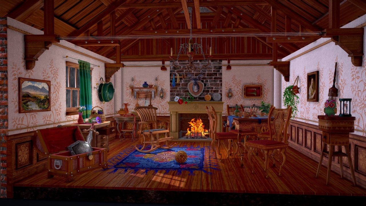 Media 1 for listing Medieval Dining Room Interior Remastered v3.0.3 (Unreal Engine)