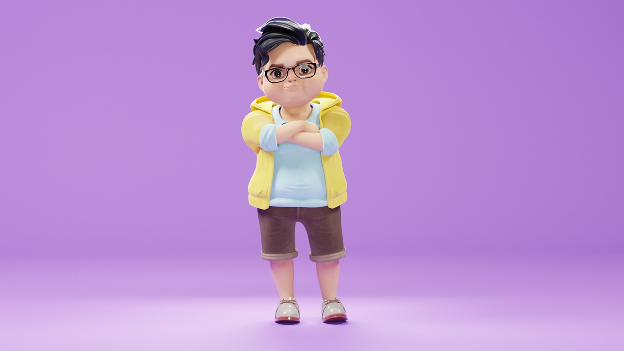 Media 1 for listing Cartoon Fat Boy Rigged