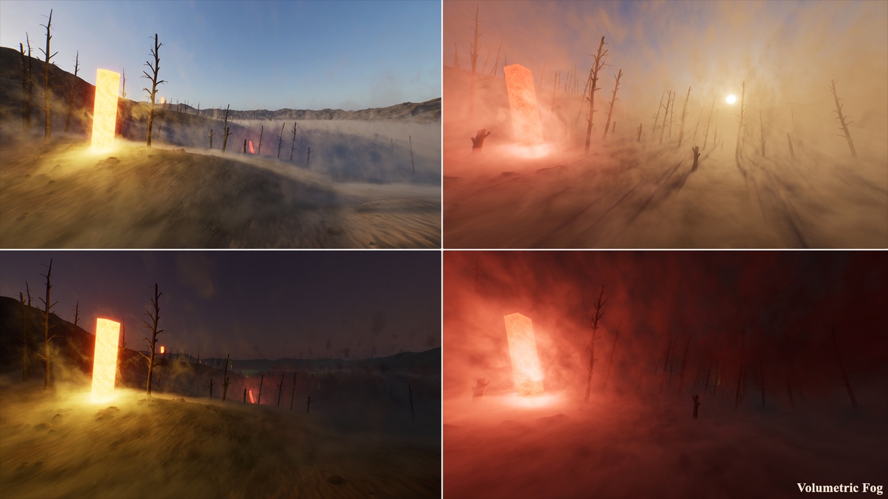 FOG (Volumetric Fog, Plane Fog, Post Process Fog)