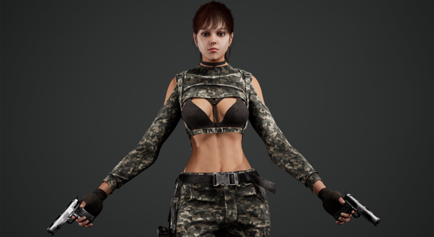 Lara girl military | Fab