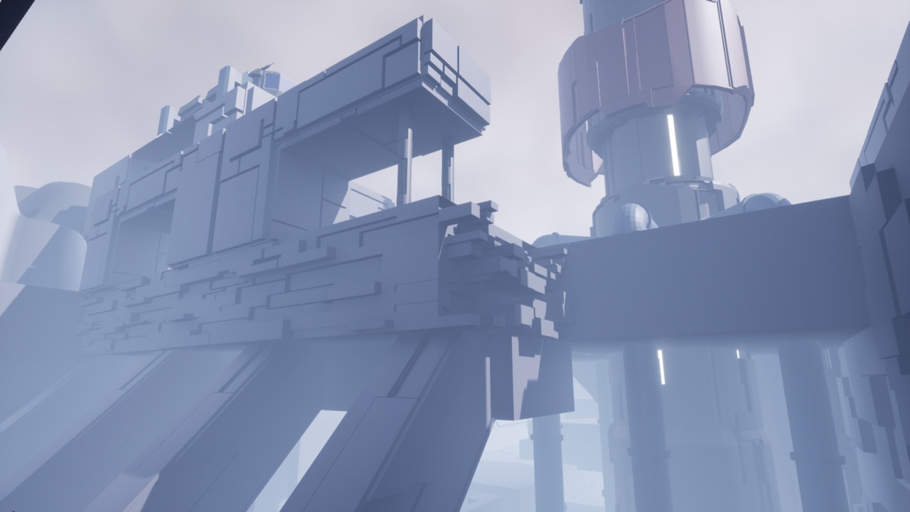 Media 1 for listing Frostpunk inspired Scifi city with 140+ modular assets lowpoly