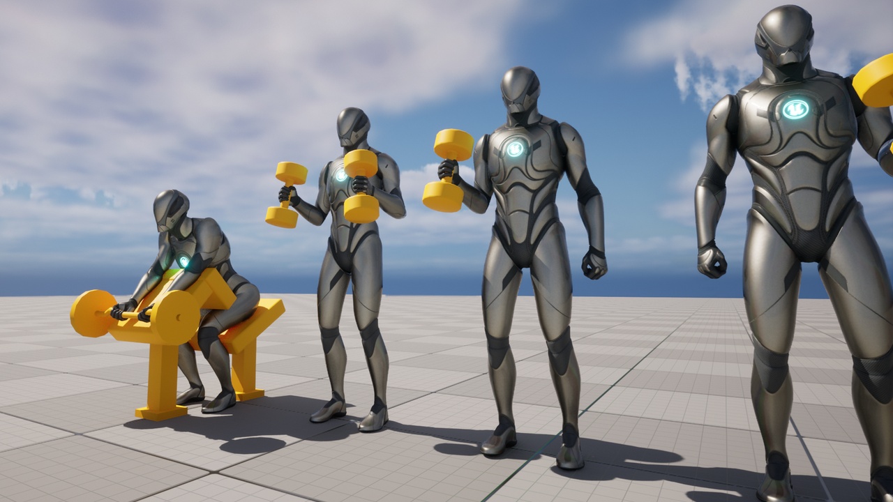 Media 1 for listing Gym Animation Pack - Pull