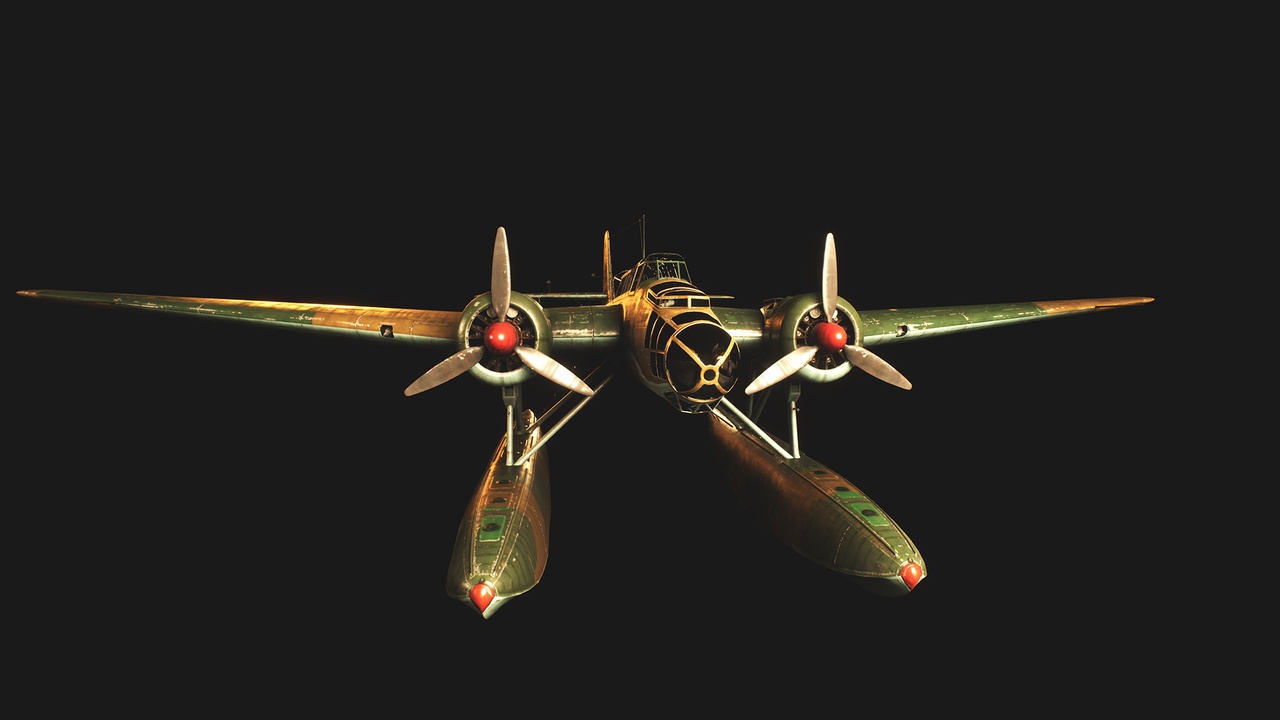 Media 1 for listing Henschel Hs 115 Seaplane – Game-Ready 3D Model