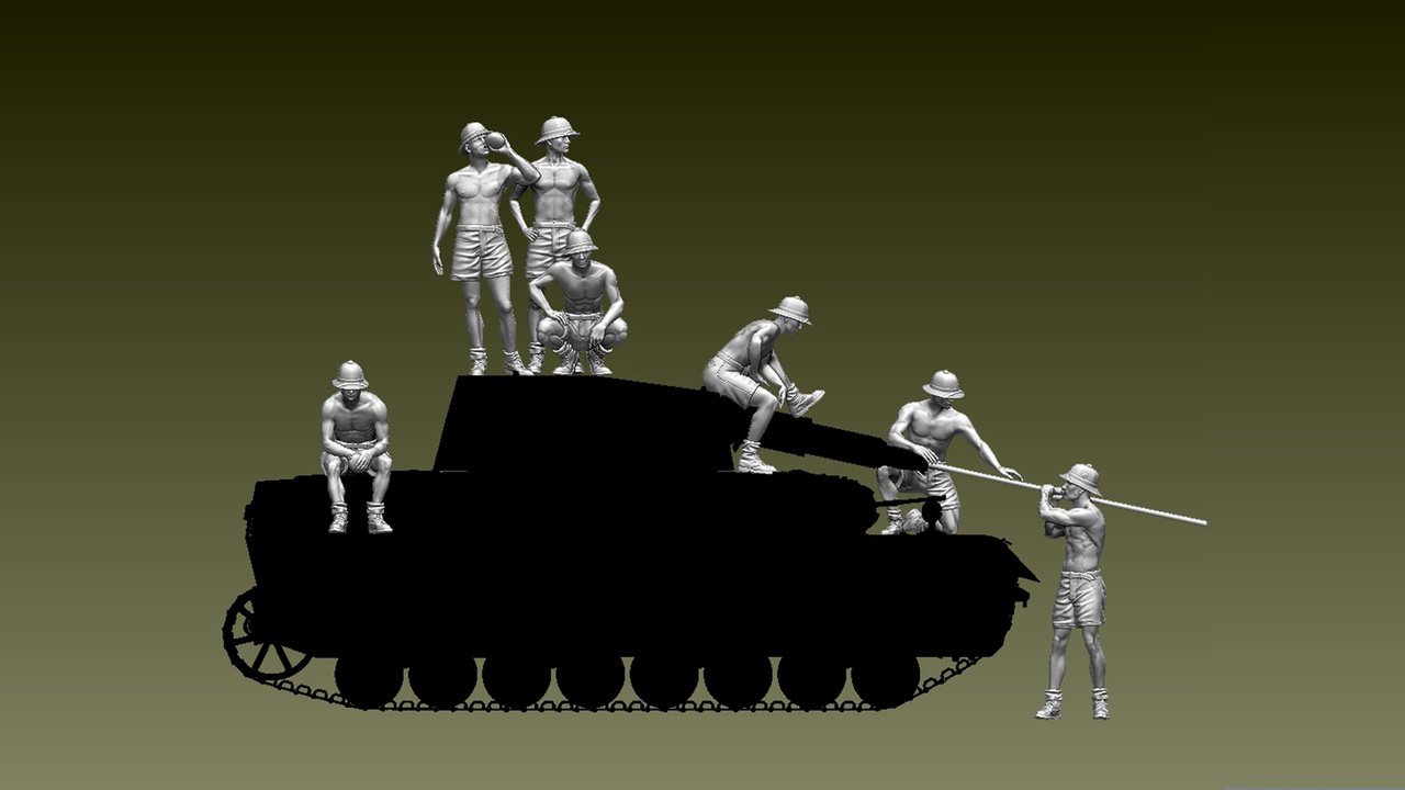 Media 1 for listing German Tank Crew WW2