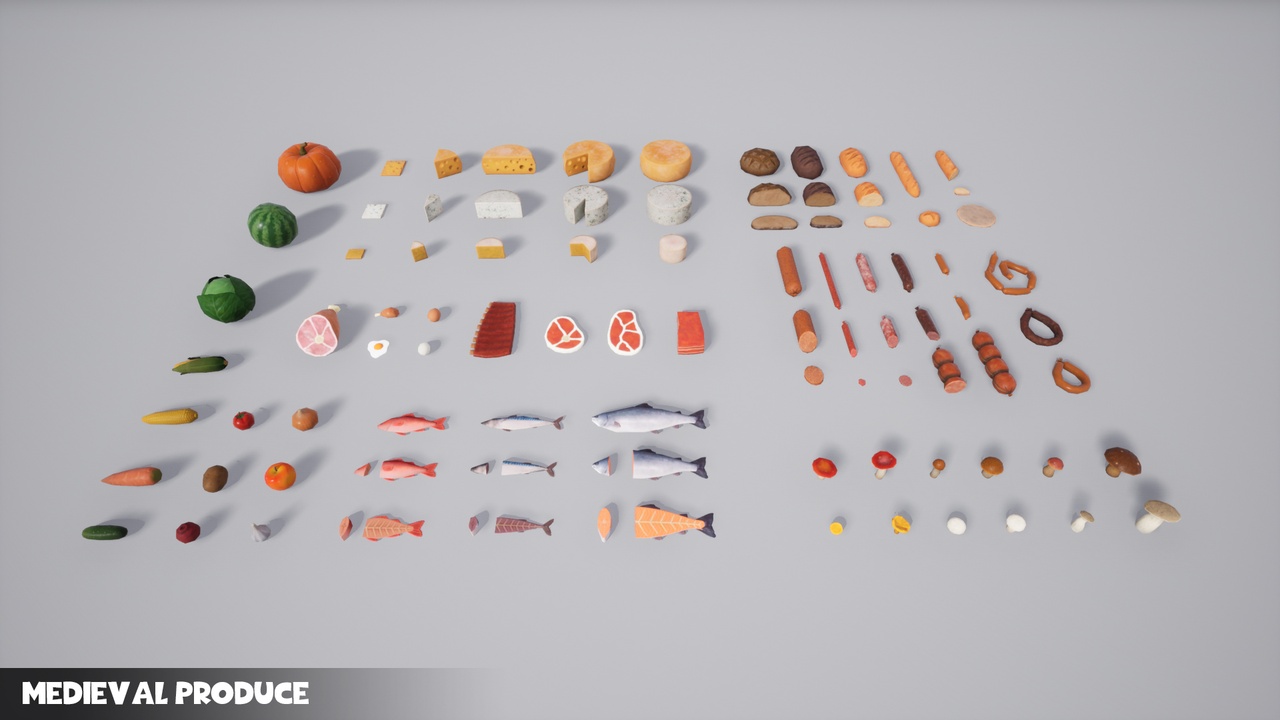 Medieval Produce 제품 등록을 위한 미디어 1개