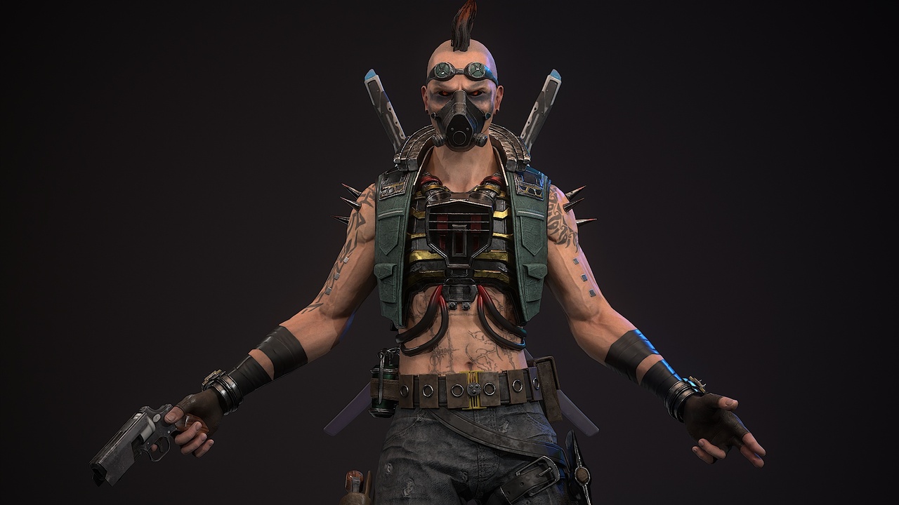 Media 1 for listing Sci-Fi Punk Warrior