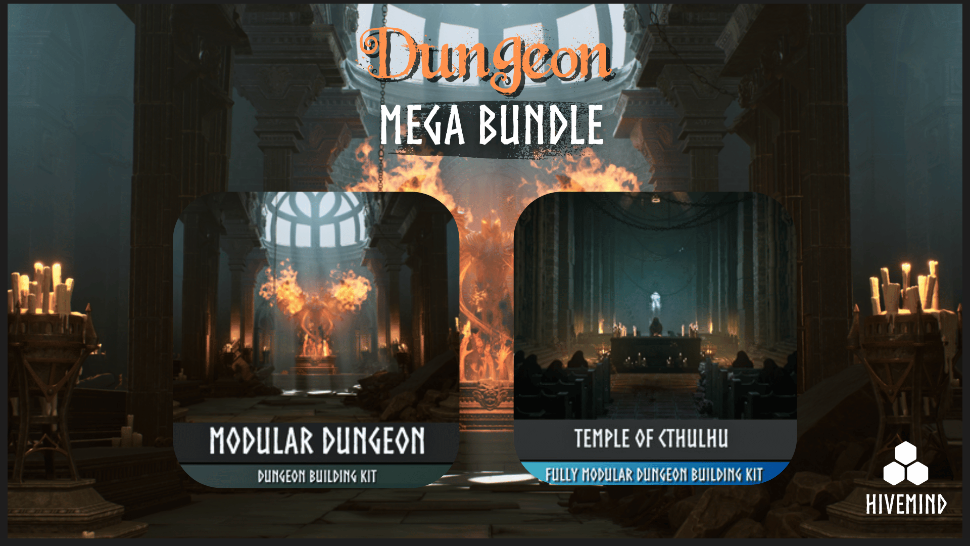 Dungeon Mega Bundle (Modular Dungeon, Medieval Dungeon, Fantasy Dungeon ...