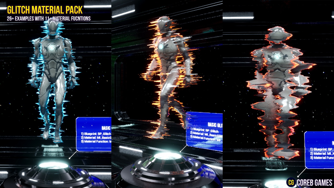 Media 1 for listing Glitch Material Pack