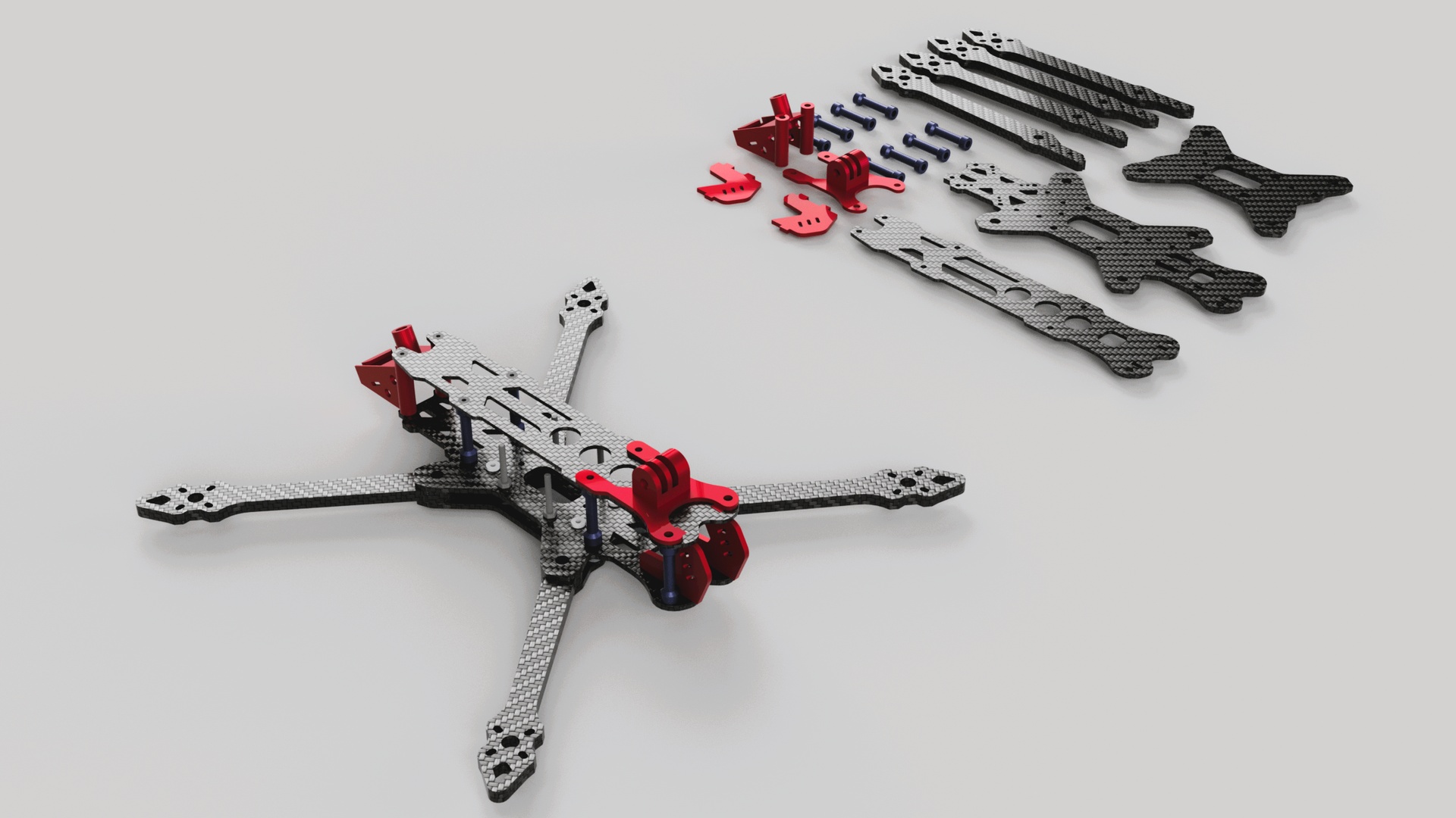 Media 1 for listing FPV Drone Frame Kit