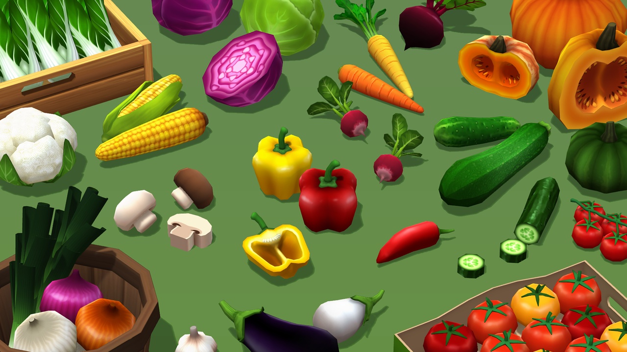 Vegetable Market 제품 등록을 위한 미디어 1개