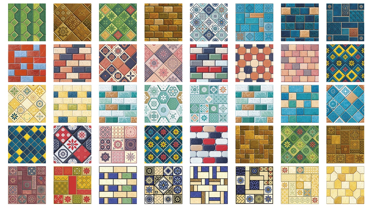 Media 1 for listing 120 Seamless Textures –  Ceramic Tiles