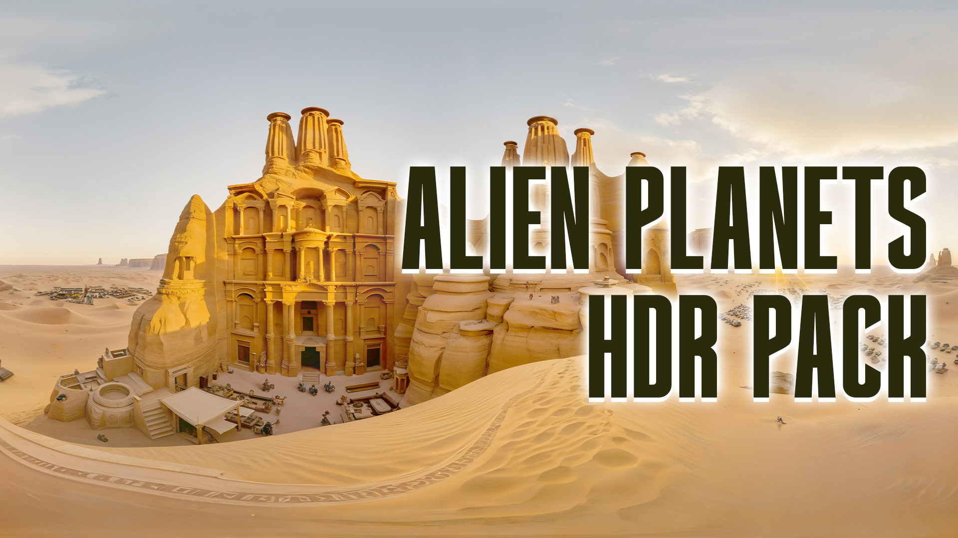 30 Alien Planets HDR Background Pack | Fab