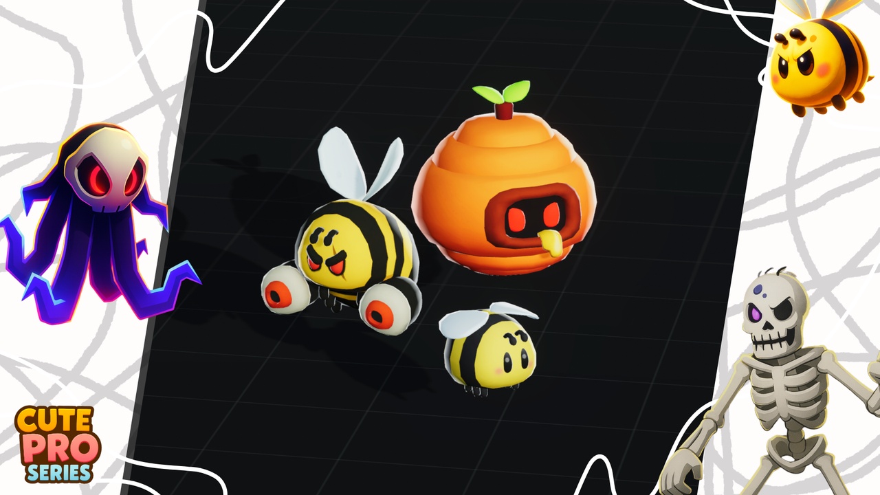 Media 1 for listing Bee Evolution Pack Cute Pro Series