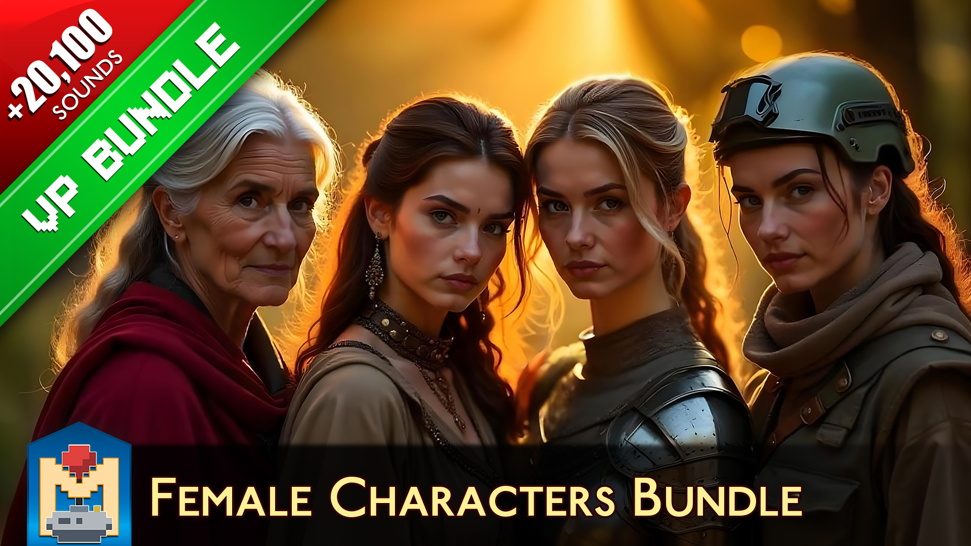 Female Characters Bundle | Fab