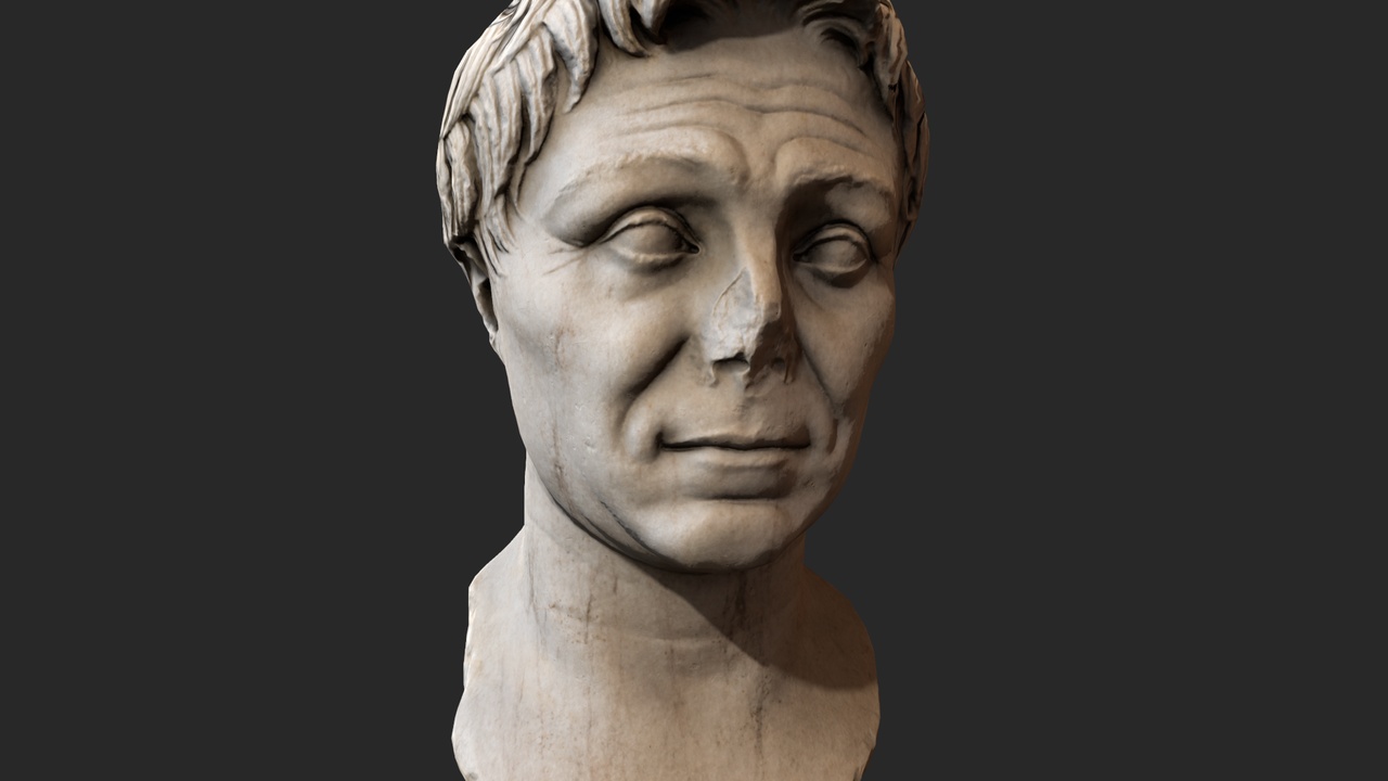 Media 1 for listing Head Sculpture Model Low-poly 3D model