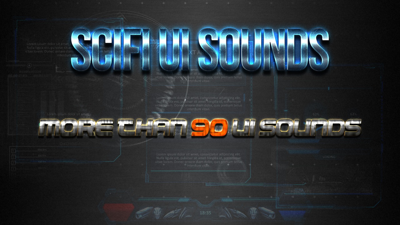 商品 SciFi UI Sounds 的媒体 1