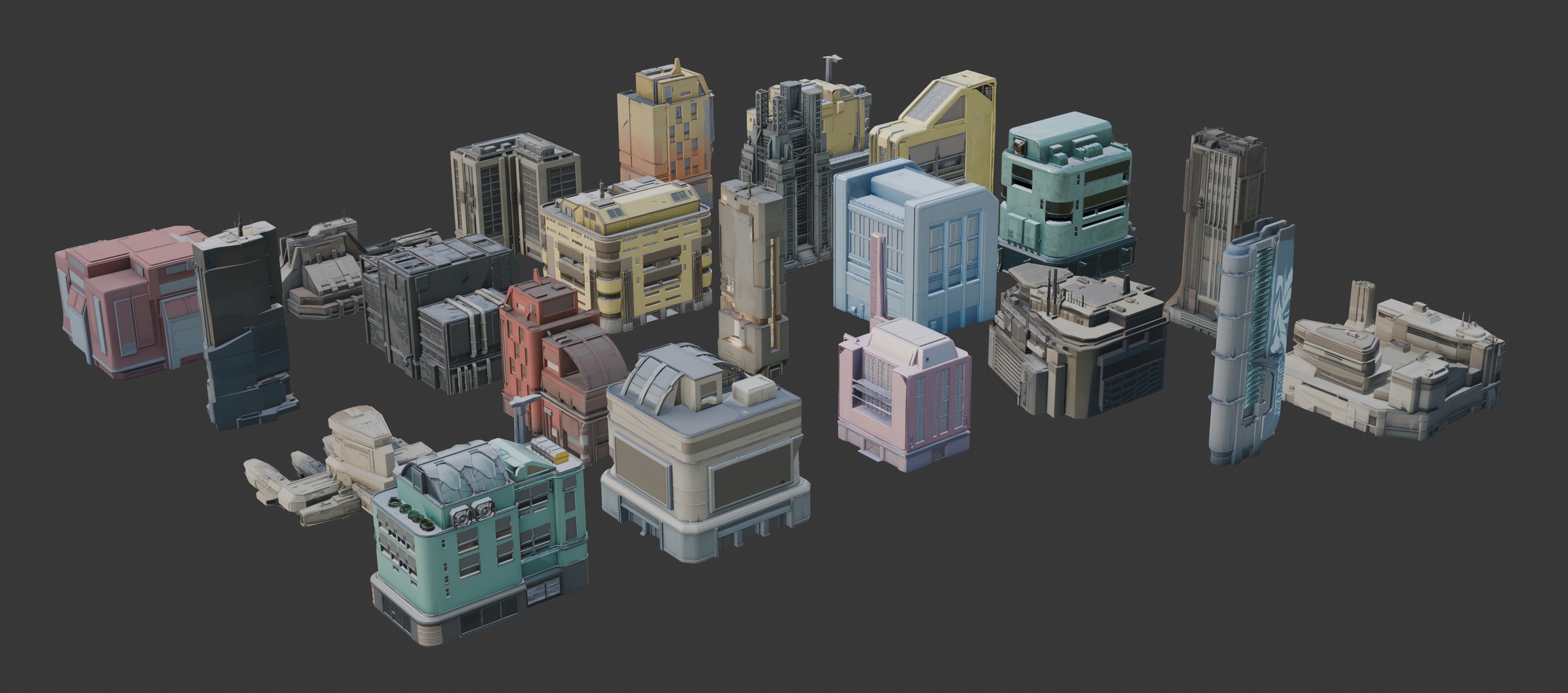 Media 1 for listing scifi architecture pack dt