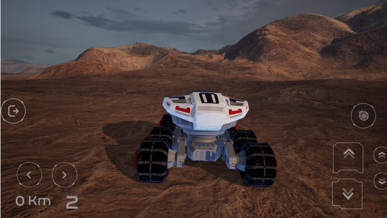 Media 1 for listing Titan Rover 6 Wheel Sci Fi Exploration Vehicle