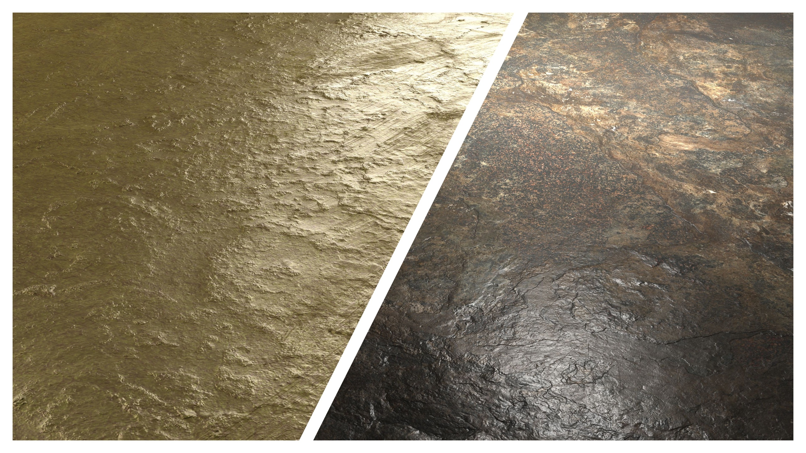 Media 1 for listing Smooth Stone Wall 8K PBR Texture Combo