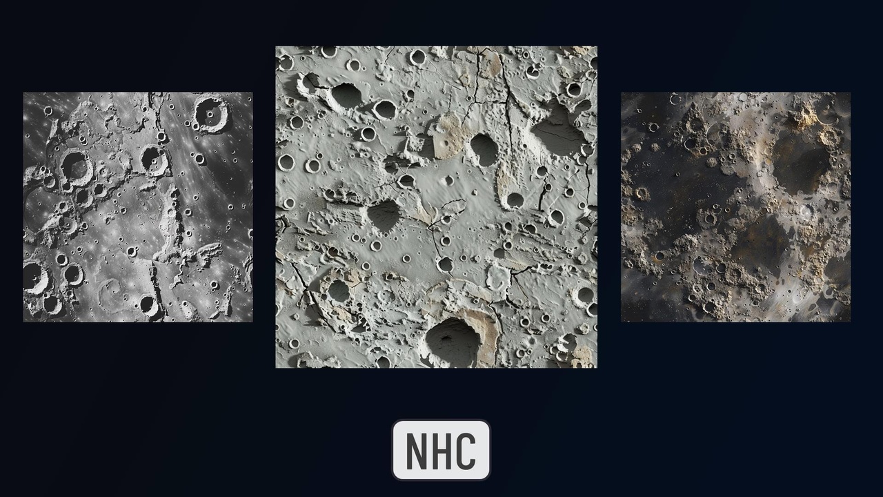Media 1 for listing NHC - Lunar Textures