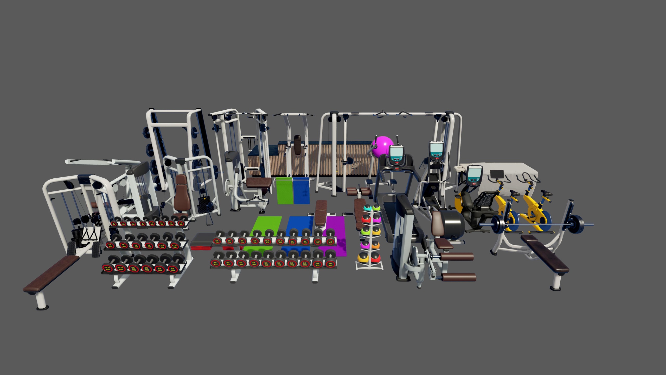 File multimediali per l'articolo Gym Equipment Pack: 1