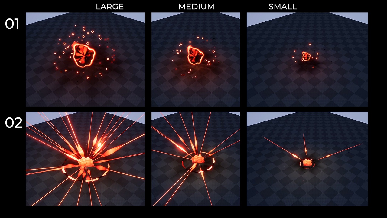 Media 1 for listing Stylized Explosions VFX Pack 03