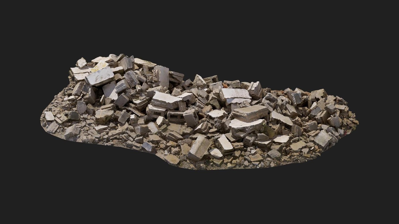 Media 1 for listing Urban Ruin Rubble Pile Concrete L