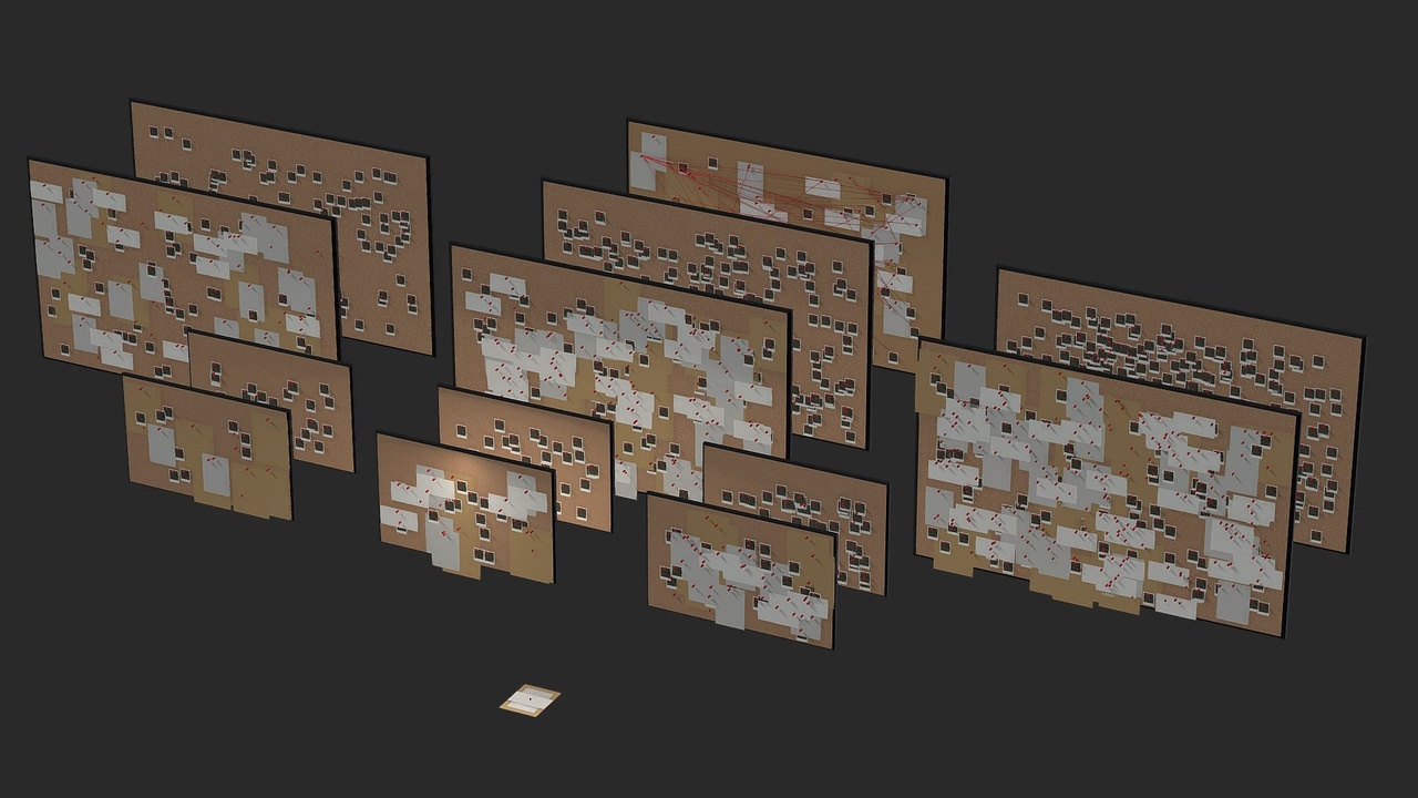 Media 1 for listing Bulletin Boards + Geometry Node System