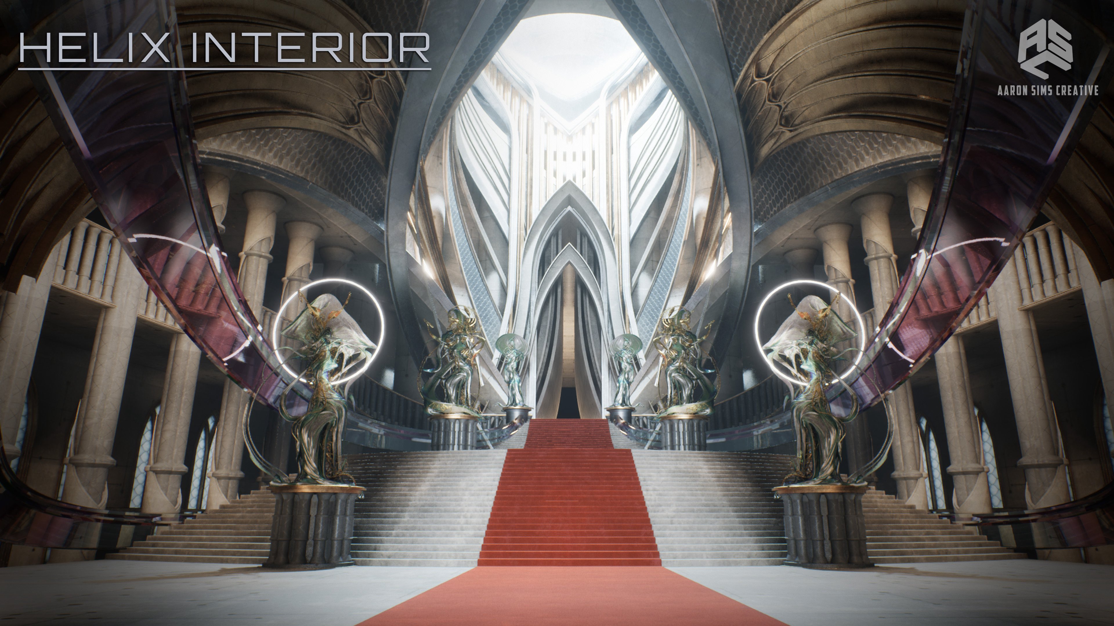 HELIX (INTERIOR) | Sci-Fi Environment | Fab