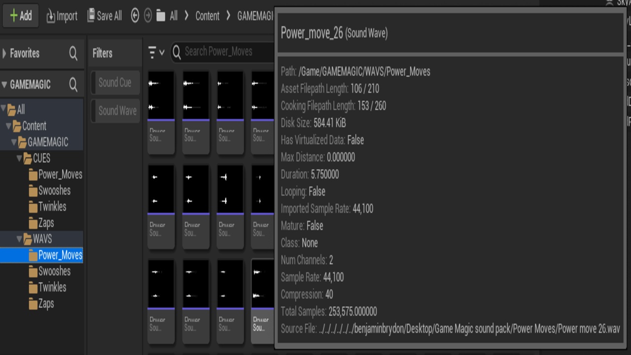 Media 1 for listing GAME MAGIC SFX