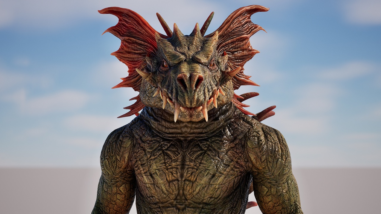 Media 1 for listing Giant Crocodile Monster - Voragator