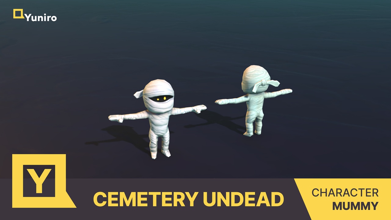 Media 1 for listing Cemetery - Mummy - Undead Character | Free Gift December 2024