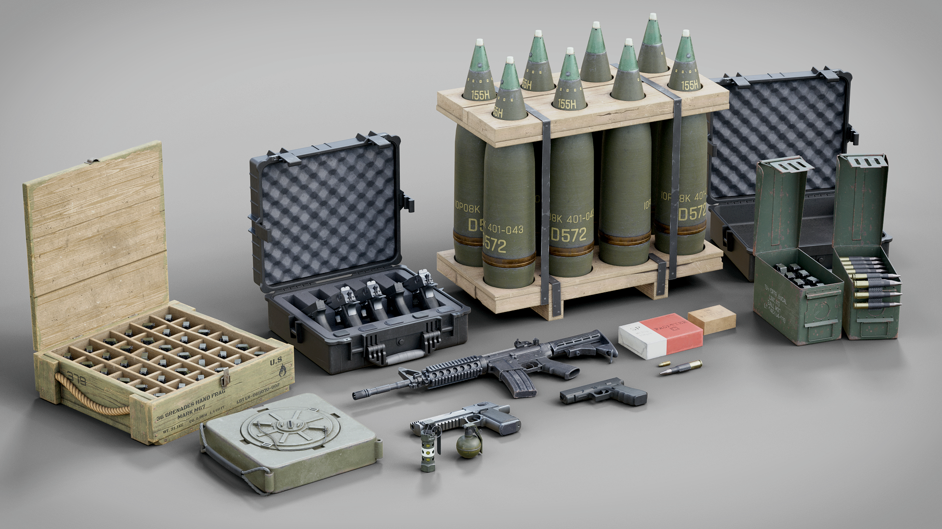 Media 1 for listing Military Equipment Pack 01