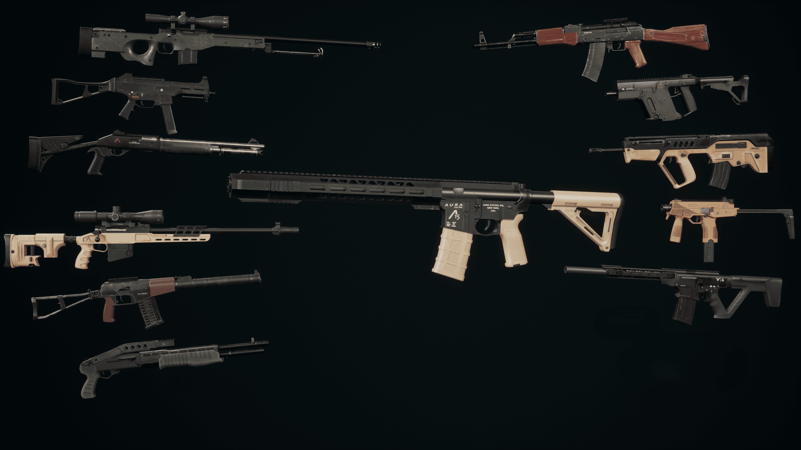 Media 1 for listing Aura Realistic Gun Weapon Pack