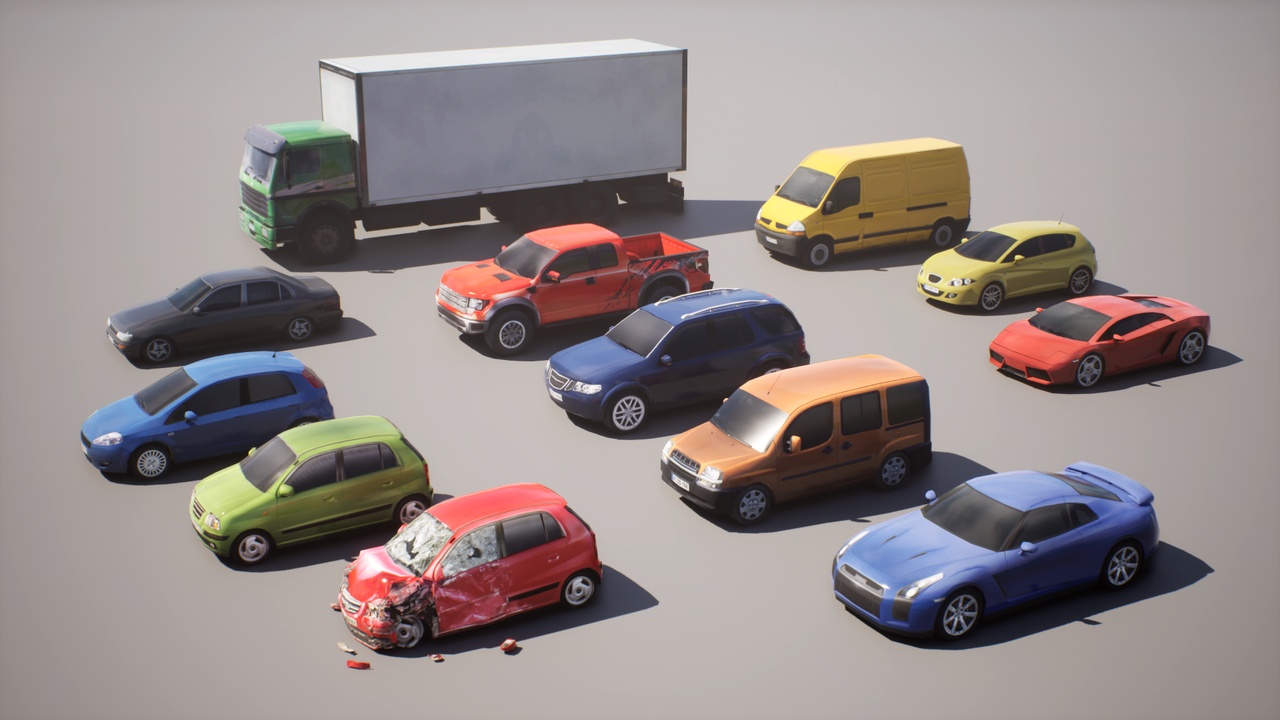 Media 1 for listing Low Poly Vehicles Pack (Driveable)