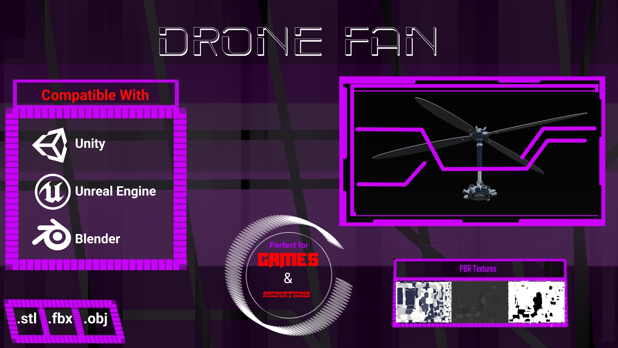 Media 1 for listing Drone Fan