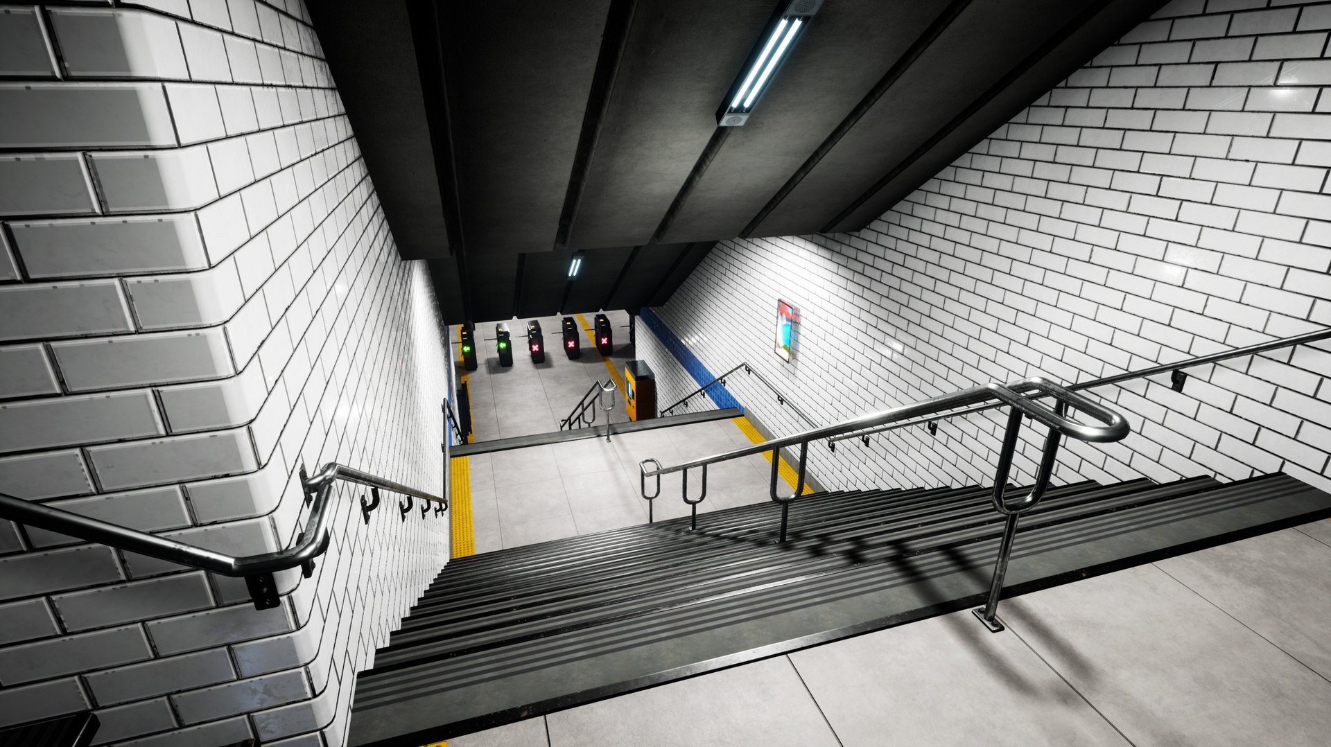 Modular Subway Station Model Set 제품 등록을 위한 미디어 1개