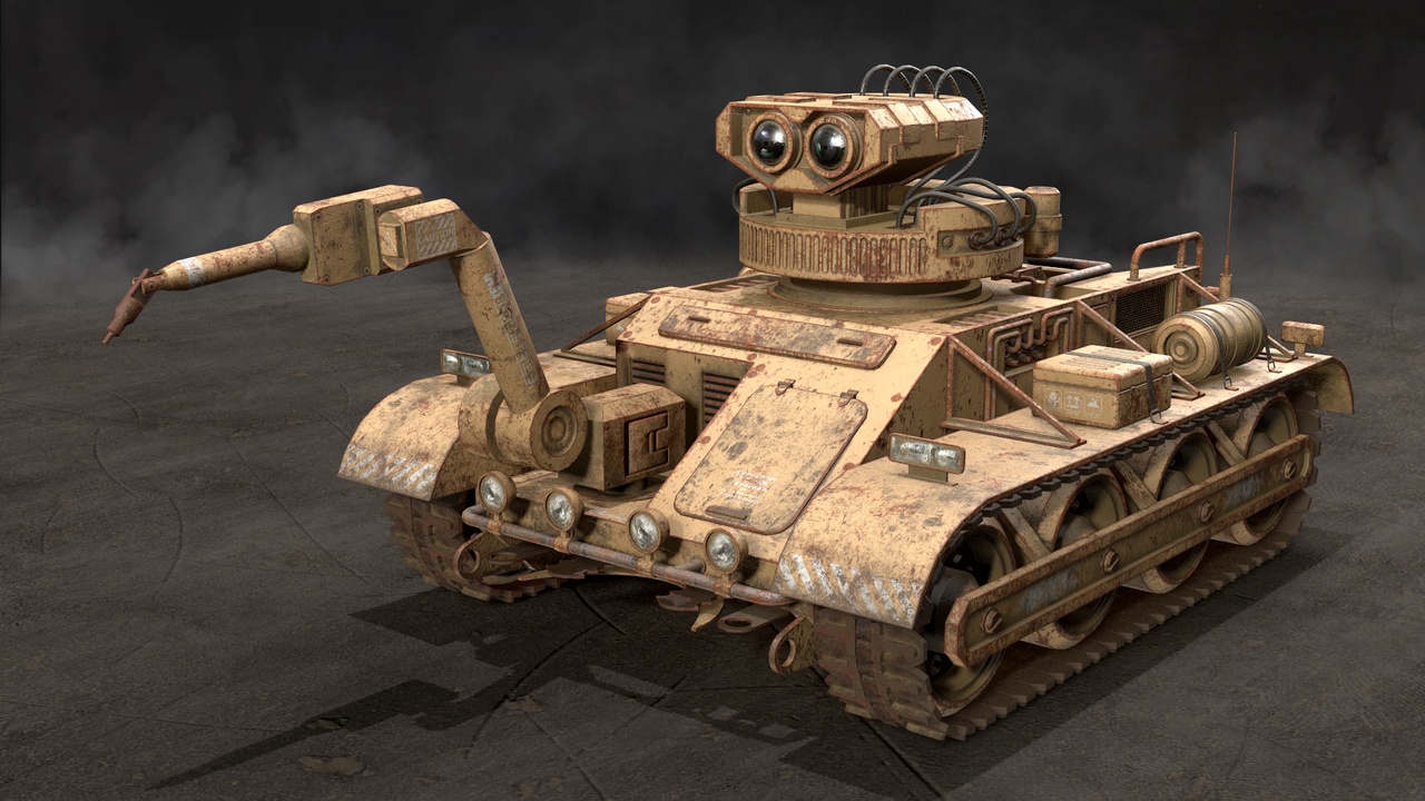 Media 1 for listing Robot Concept-3-Desert-Rusty