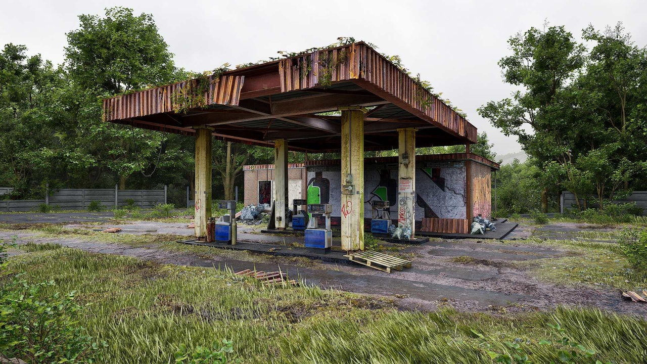 Media 1 for listing [Photoscanned] Gas Station: Rough Edge