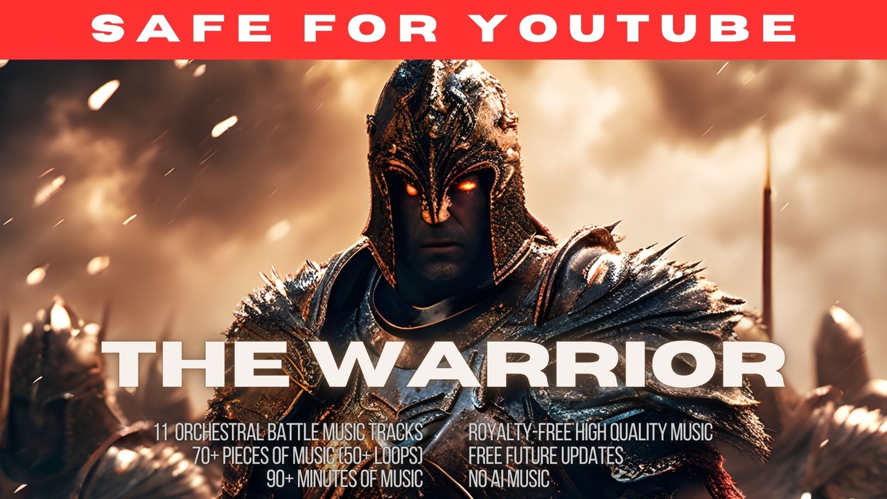 The Warrior Orchestral Battle Music Pack (70+ Tracks Loops)